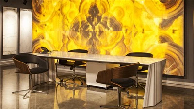 Onyx Marble Carreaux jòn