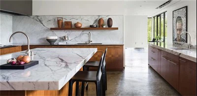 White Marble Kitchen Table